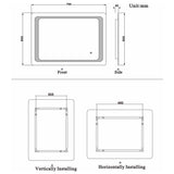 Modern Splash Led Mirror- BM- 1029
