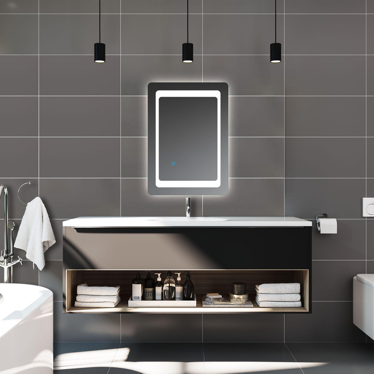 Modern Splash Led Mirror- BM -1029-2
