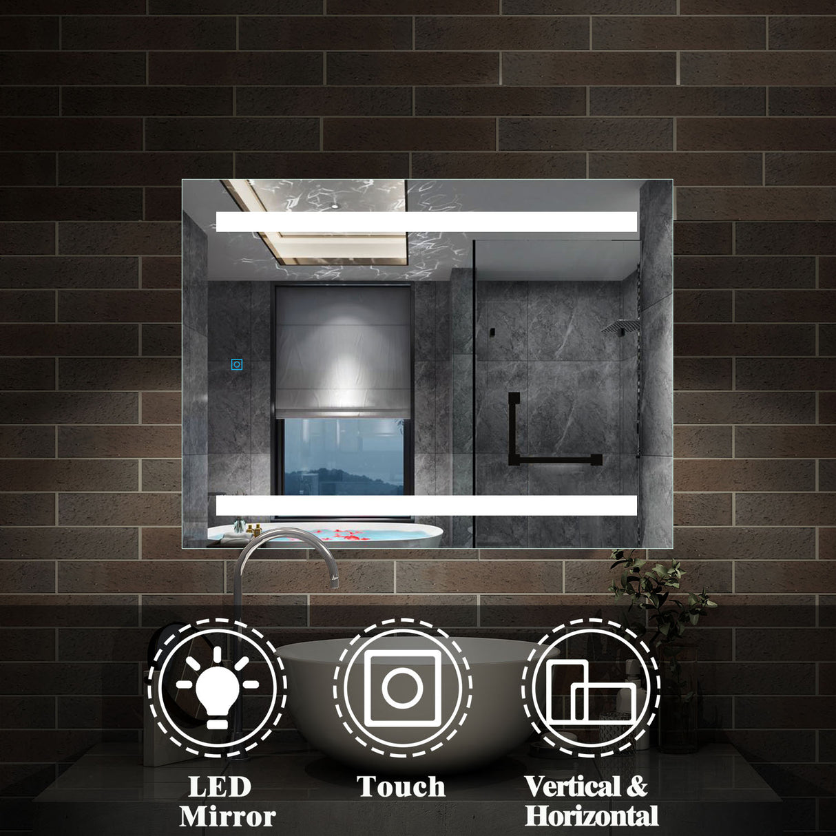 Modern Splash Led Mirror- BM-1202C