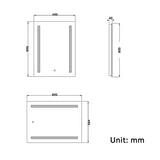Modern Splash Led Mirror- BM-1203