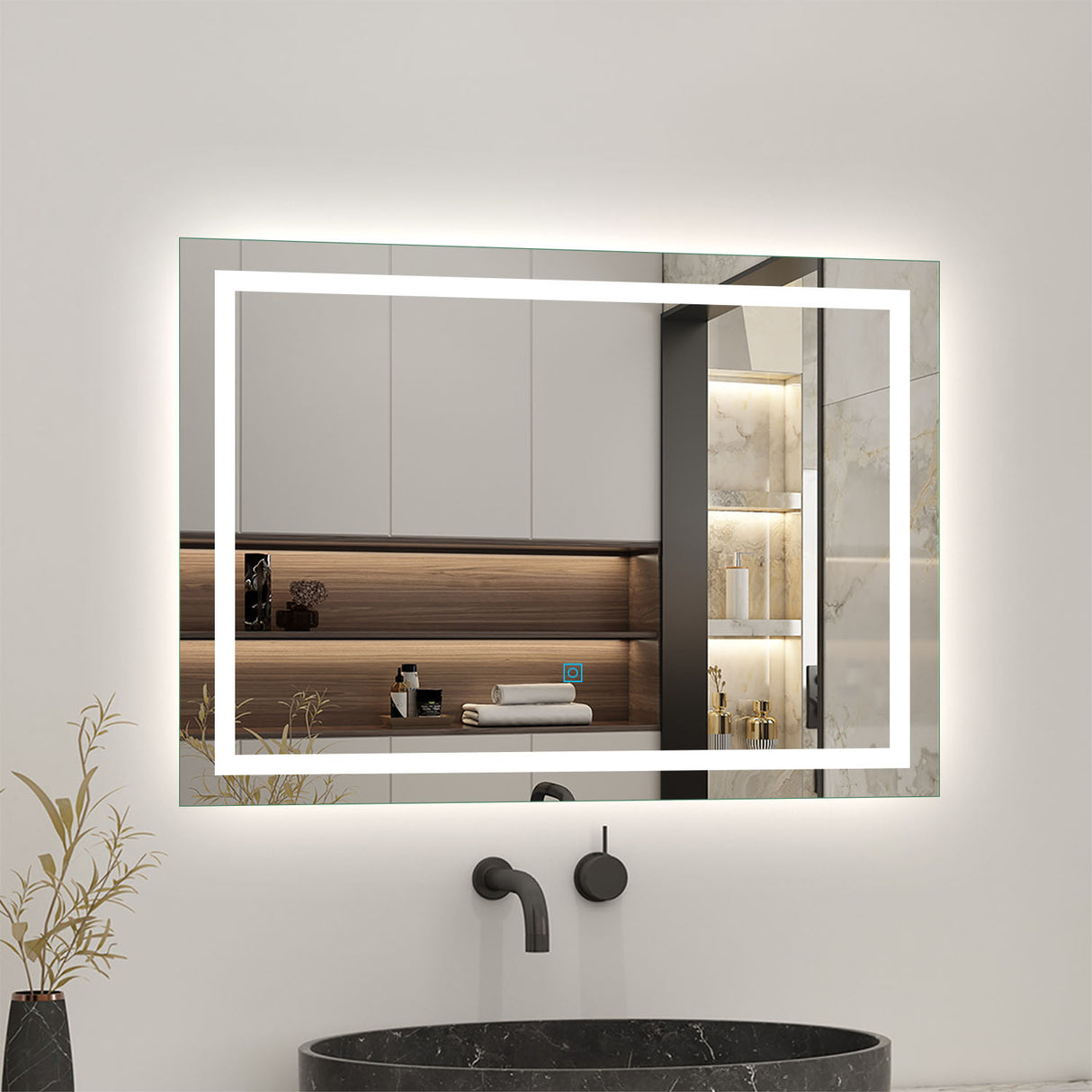 Modern Splash Led Mirror- BM-1301
