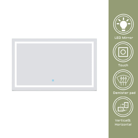 Modern Splash Led Mirror- BM-1303