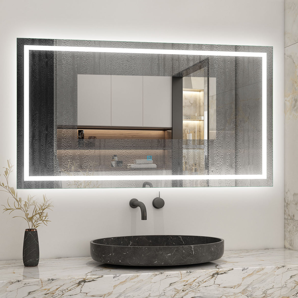 Modern Splash Led Mirror- BM-1306