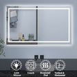 Modern Splash Led Mirror- BM-1306