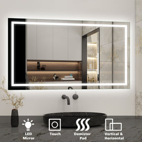 Modern Splash Led Mirror- BM-1306