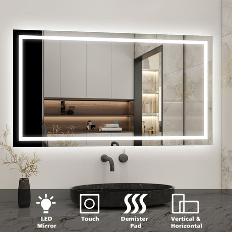 Modern Splash Led Mirror- BM-1306