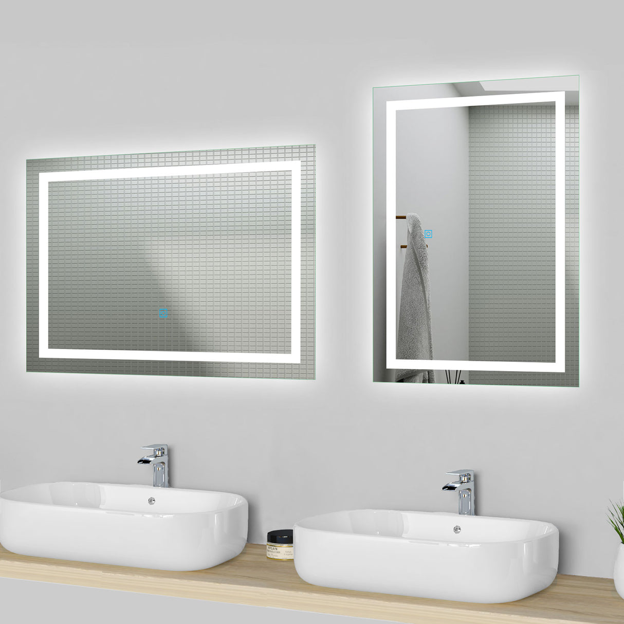 Modern Splash Led Mirror- BM-1316