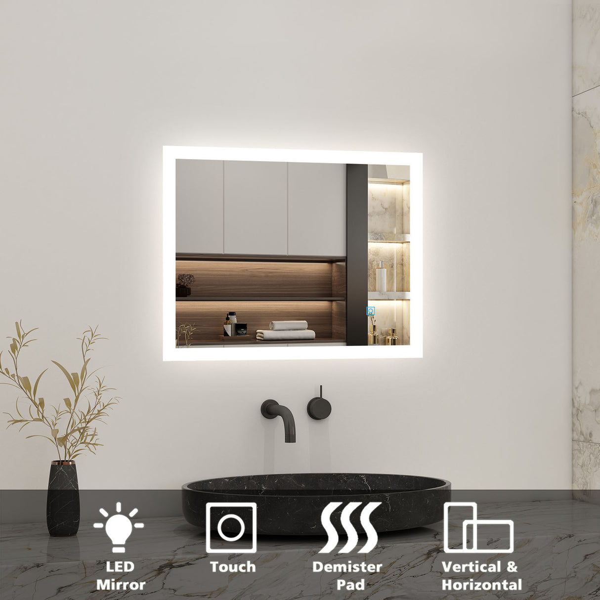 Modern Splash Led Mirror- BM-1501