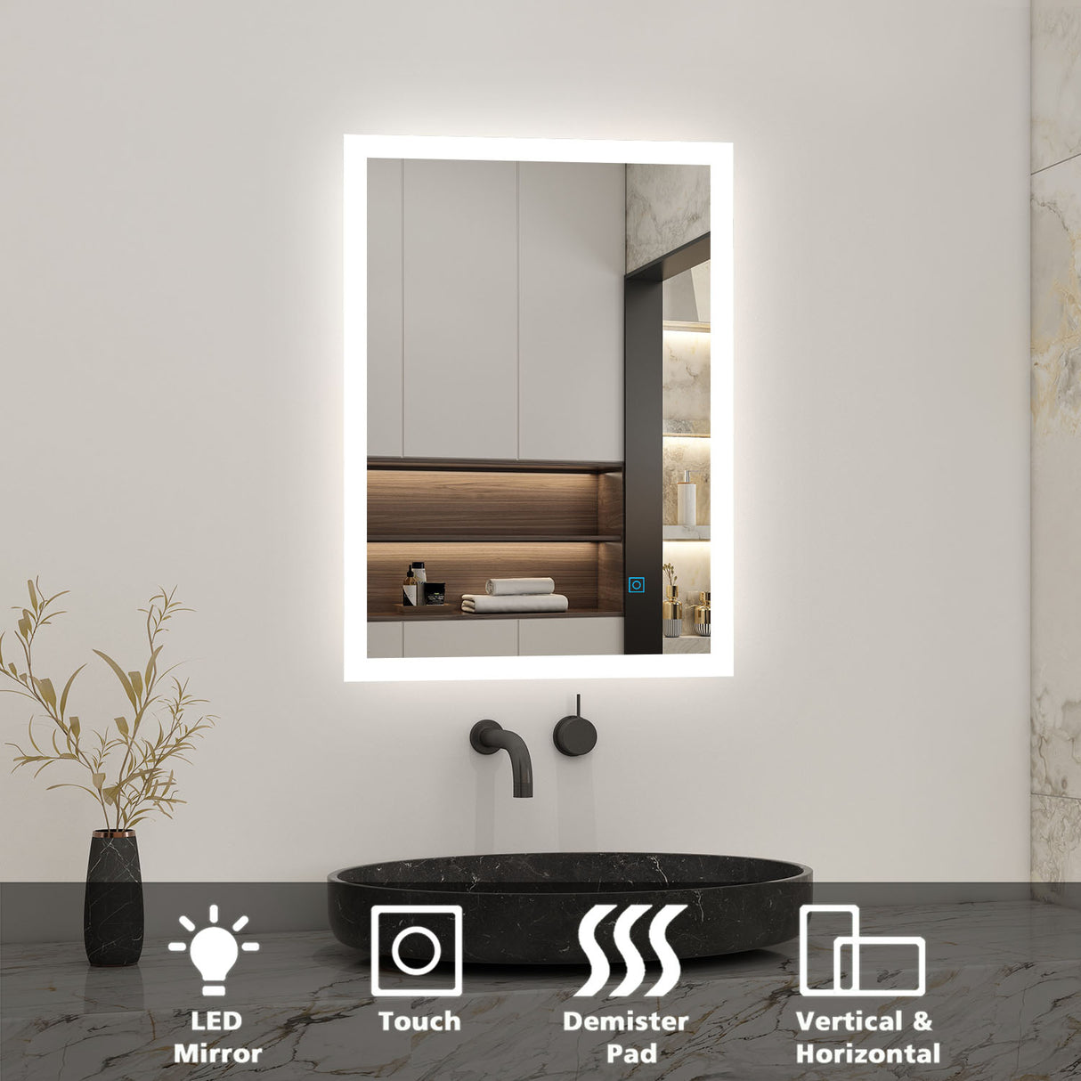 Modern Splash Led Mirror- BM-1502