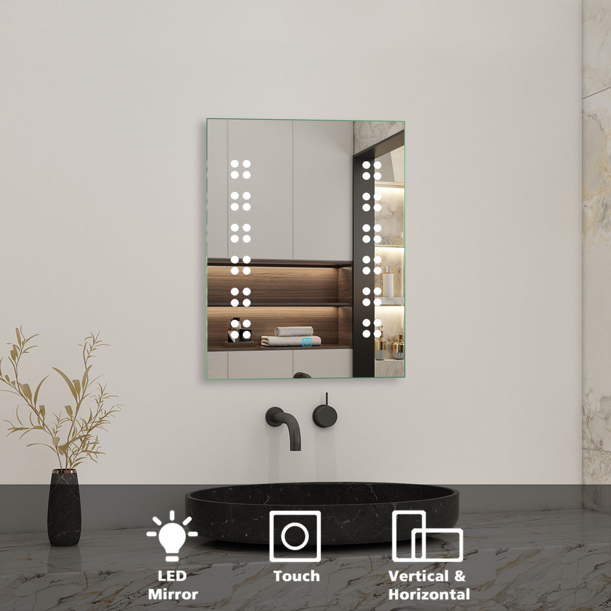 Modern Splash Led Mirror- BM-1602C