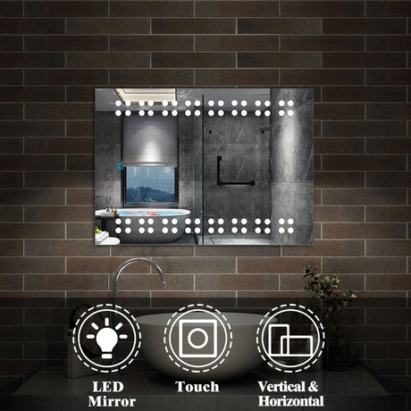 Modern Splash Led Mirror- BM-1603C