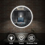 Modern Splash Led Mirror- BM-1701