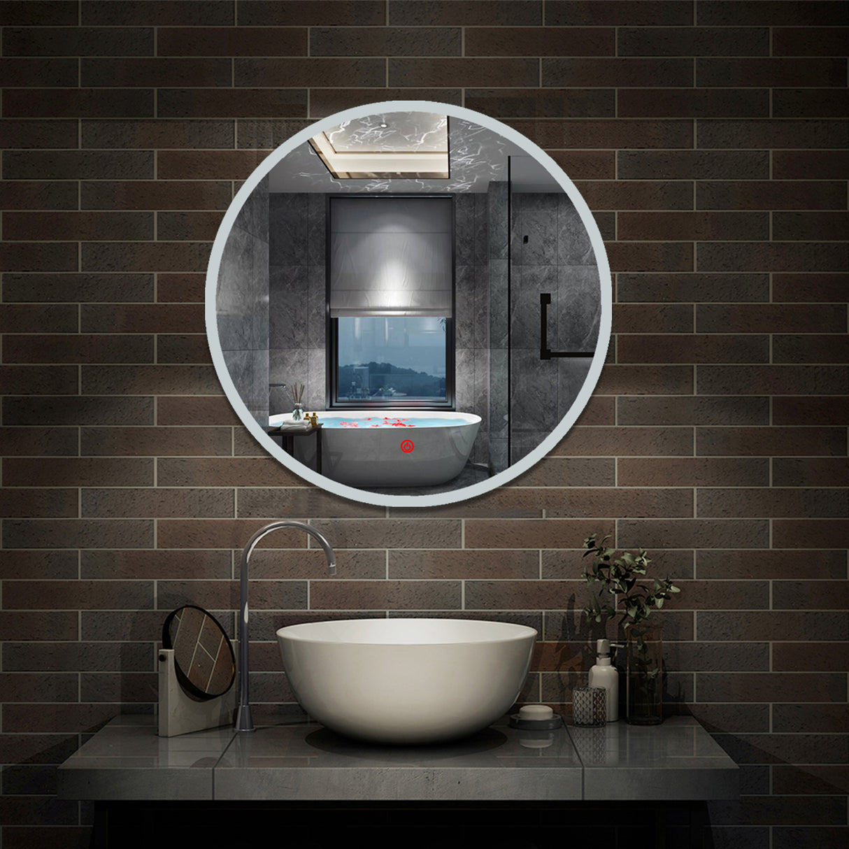 Modern Splash Led Mirror- BM-1701