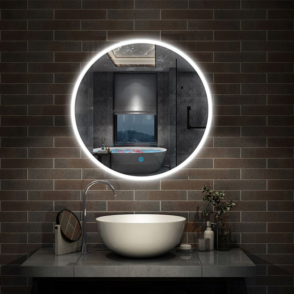 Modern Splash Led Mirror- BM-1701