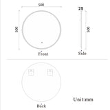 Modern Splash Led Mirror- BM-1704