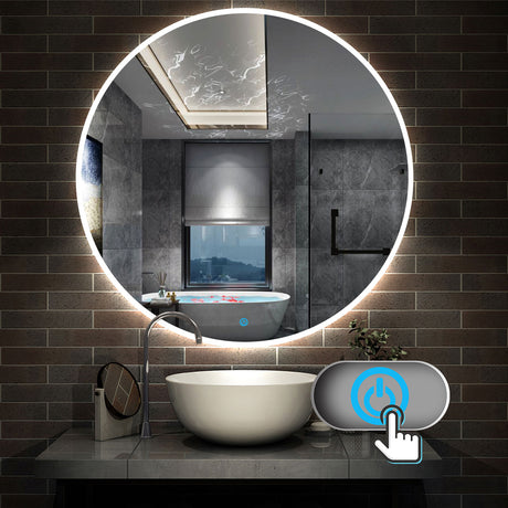 Modern Splash Led Mirror- BM-1704