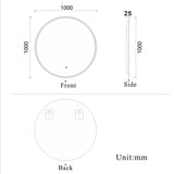 Modern Splash Led Mirror- BM-1705