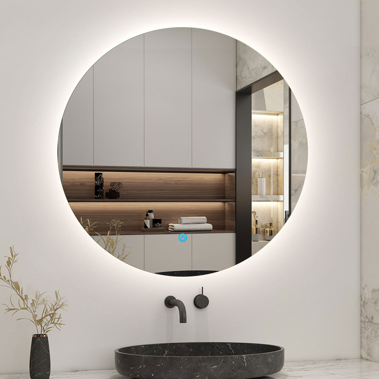 Modern Splash Led Mirror- BM-1901