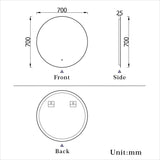 Modern Splash Led Mirror- BM-1904