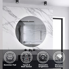 Modern Splash Led Mirror- BM-1904