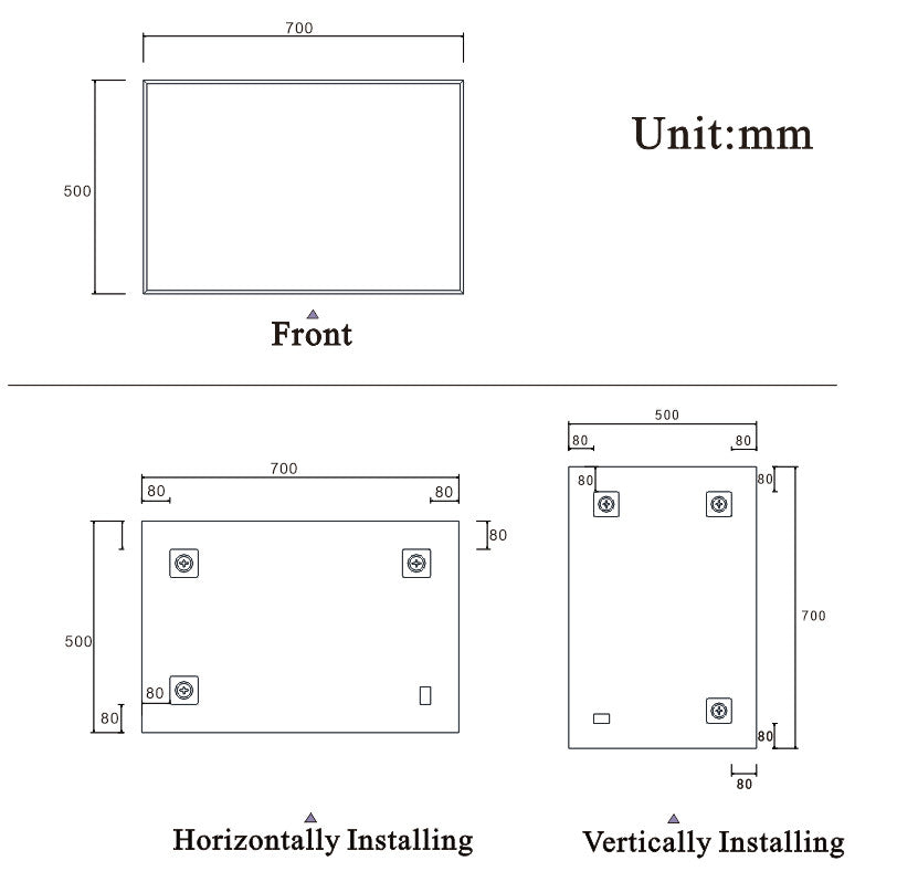 Modern Splash Mirror- BM-502