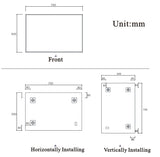 Modern Splash Mirror- BM-502