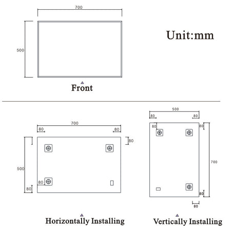 Modern Splash Mirror- BM-502