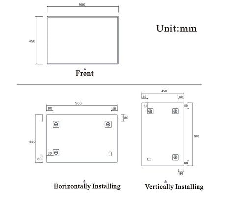 Modern Splash Normal Mirror-BM-504