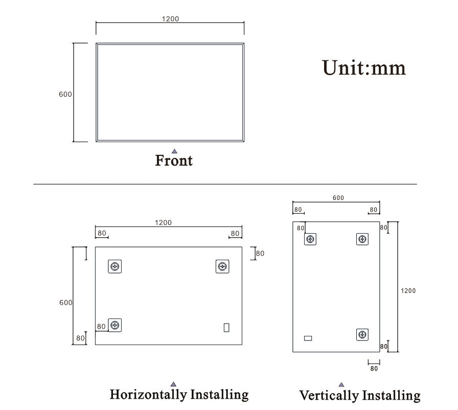 Modern Splash Normal Mirror-BM-506