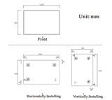 Modern Splash Normal Mirror-BM-506