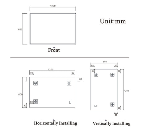 Modern Splash Normal Mirror-BM-506