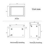 Modern Splash Led Mirror- BM-601
