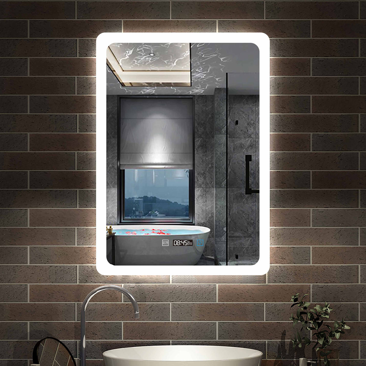 Modern Splash Led Mirror- BM-HDS1202TX