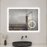 Modern Splash 900*700mm adjustable brightness Led Mirror with Anti-fogging