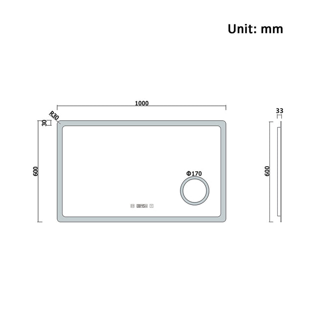 Modern Splash Led Mirror-BM-HD1505TM
