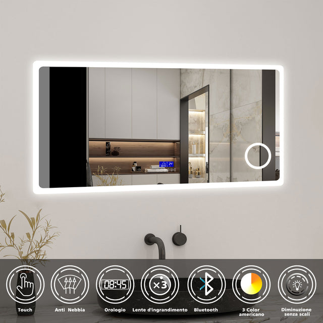Modern Splash Led Mirror- BM-HD1508BM