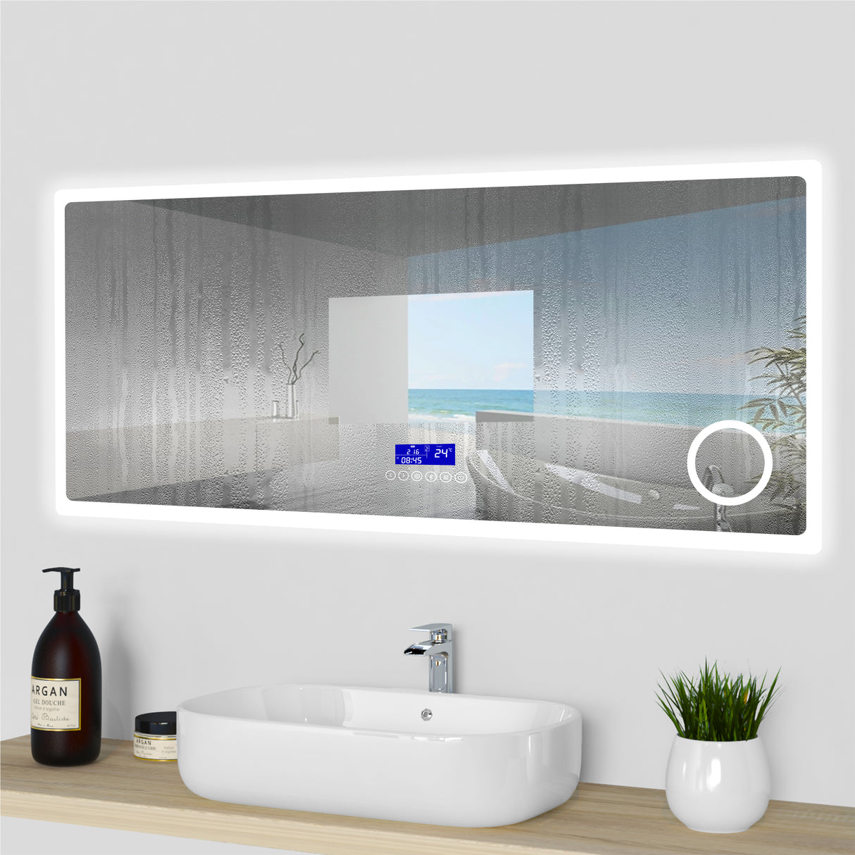 Modern Splash Led Mirror- BM-HD1508BM