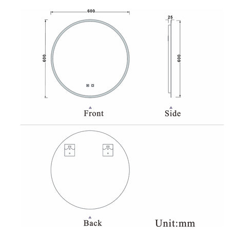 Modern Splash Led Mirror-BM-HD1701-L