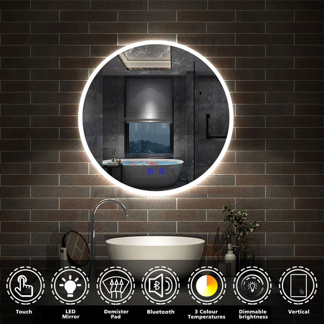 Modern Splash Led Mirror- BM-HD1701