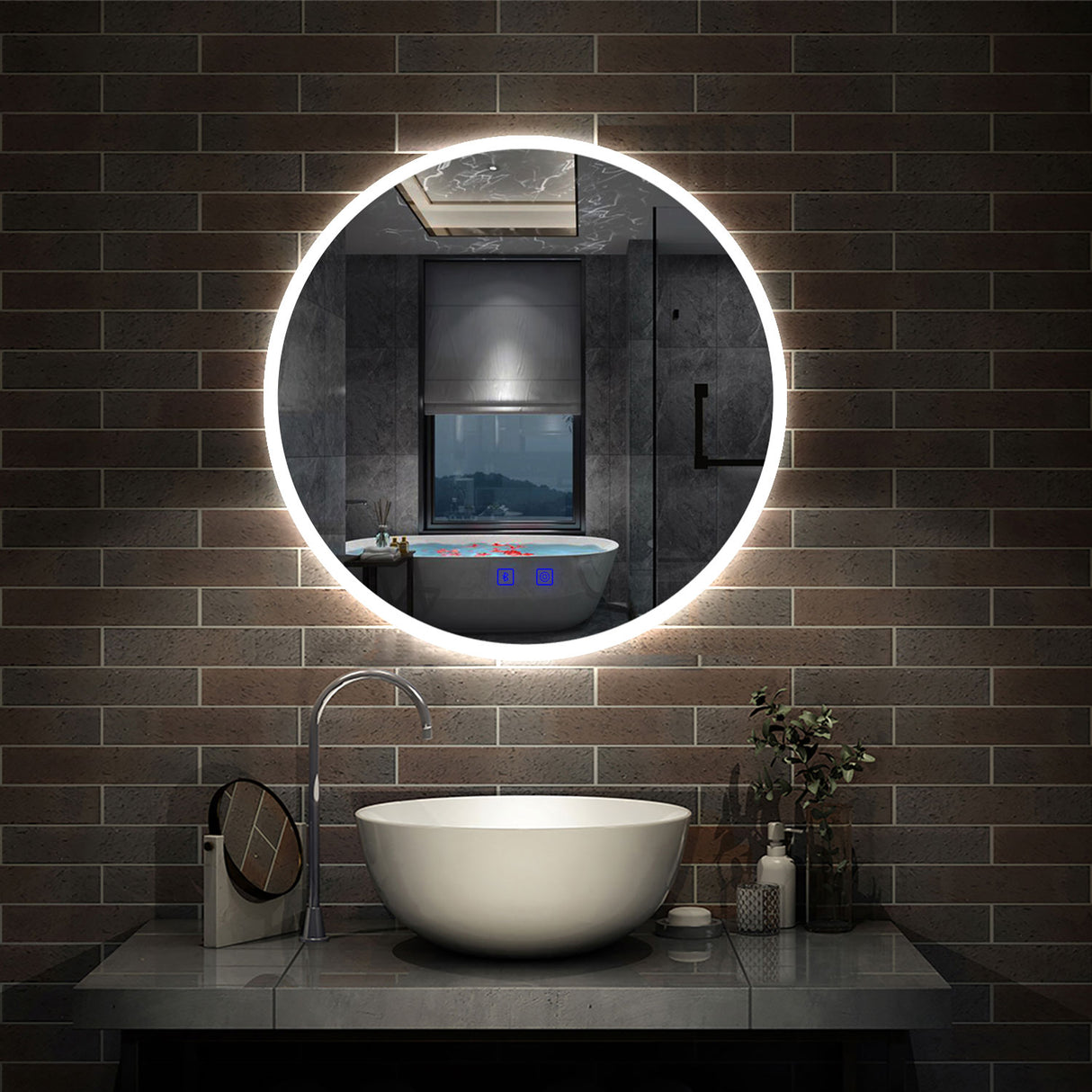 Modern Splash Led Mirror- BM-HD1701
