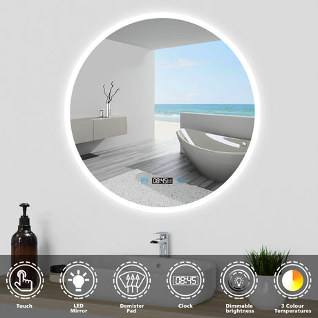 Modern Splash Led Mirror- BM-HD1701