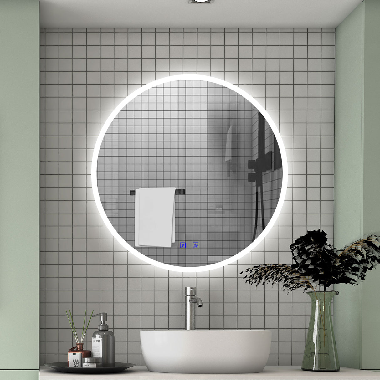 Modern Splash Led Mirror- BM-HD1704BS