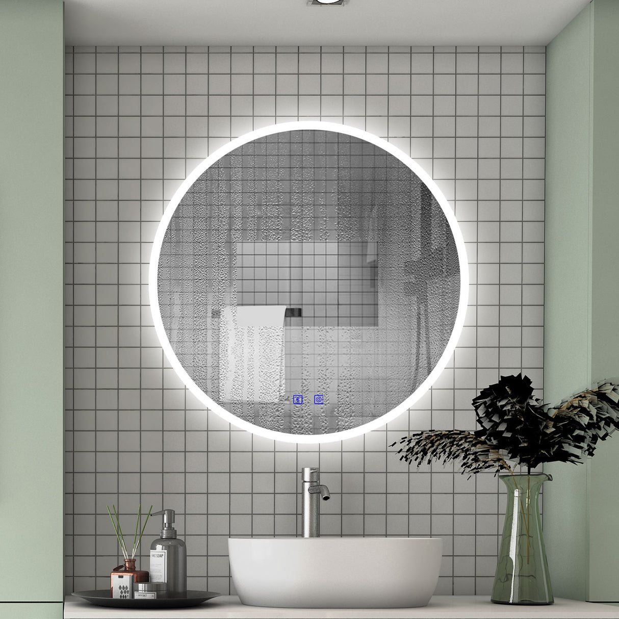 Modern Splash Led Mirror- BM-HD1704BS