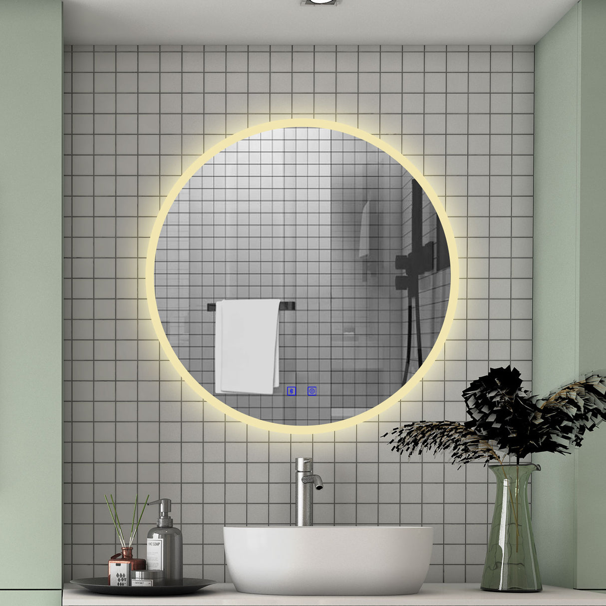Modern Splash Led Mirror- BM-HD1704BS