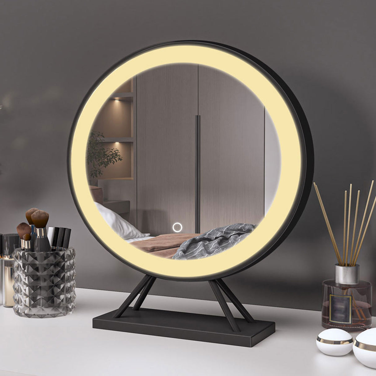 Modern Splash Led Mirror- BM-HZ40H-FS