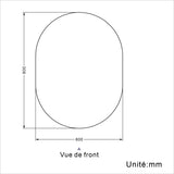 Modern Splash Led Mirror- BM-PD10