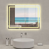 Modern Splash Led Mirror- BM-S1301