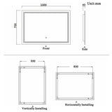 Modern Splash Led Mirror- BM-1405