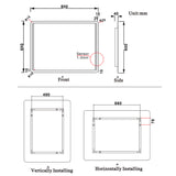 Modern Splash Led Mirror- BMG-021