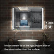 Modern Splash Led Mirror- BMG-021